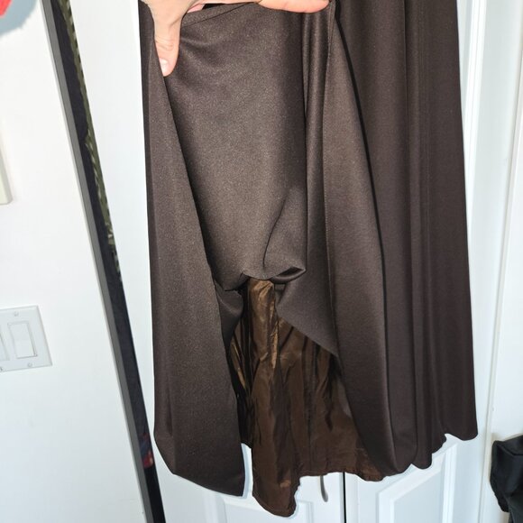 Beautiful vintage maxi skirt - chocolate brown - size M - Picture 8 of 8